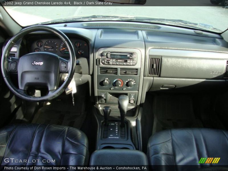 Black / Dark Slate Gray 2002 Jeep Grand Cherokee Laredo 4x4