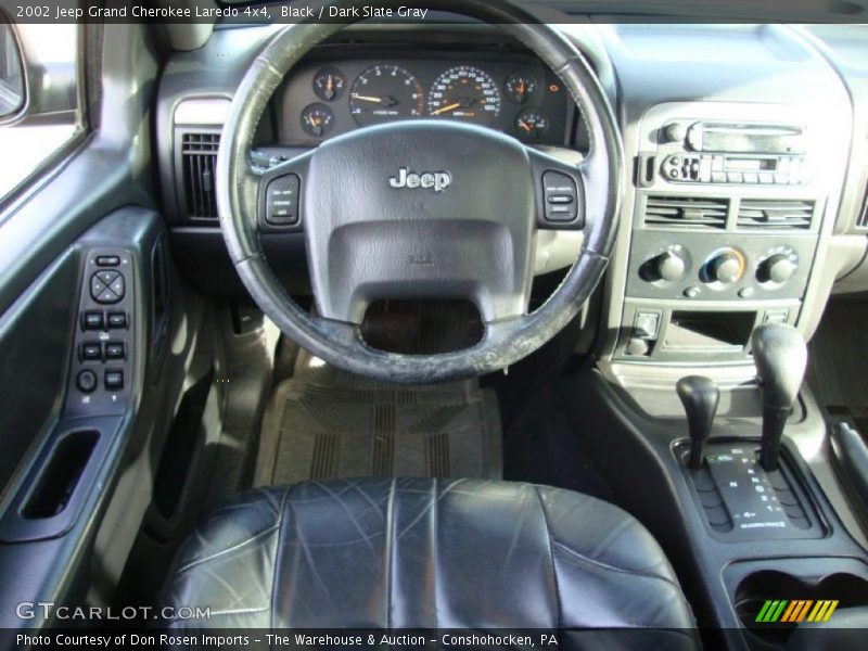 Black / Dark Slate Gray 2002 Jeep Grand Cherokee Laredo 4x4