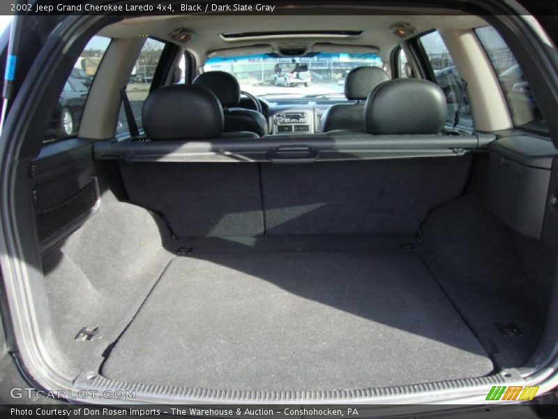 Black / Dark Slate Gray 2002 Jeep Grand Cherokee Laredo 4x4