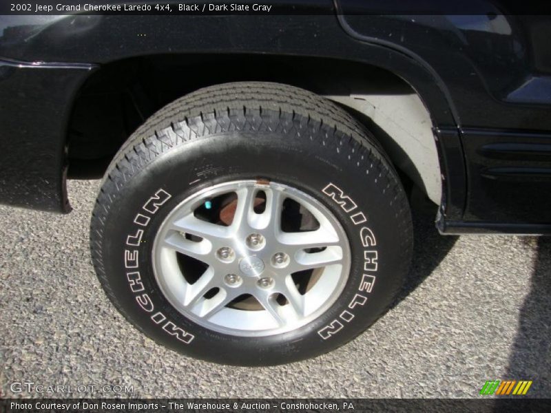 Black / Dark Slate Gray 2002 Jeep Grand Cherokee Laredo 4x4