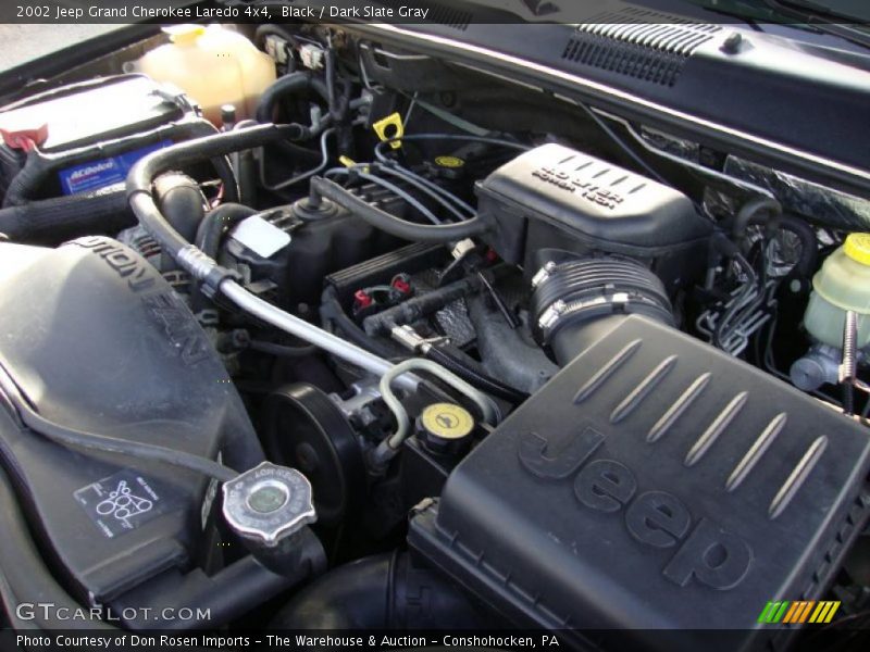 Black / Dark Slate Gray 2002 Jeep Grand Cherokee Laredo 4x4