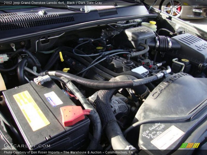 Black / Dark Slate Gray 2002 Jeep Grand Cherokee Laredo 4x4