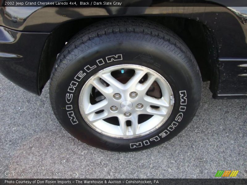 Black / Dark Slate Gray 2002 Jeep Grand Cherokee Laredo 4x4