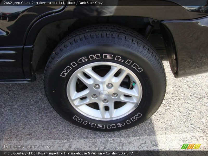 Black / Dark Slate Gray 2002 Jeep Grand Cherokee Laredo 4x4