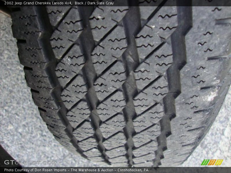 Black / Dark Slate Gray 2002 Jeep Grand Cherokee Laredo 4x4