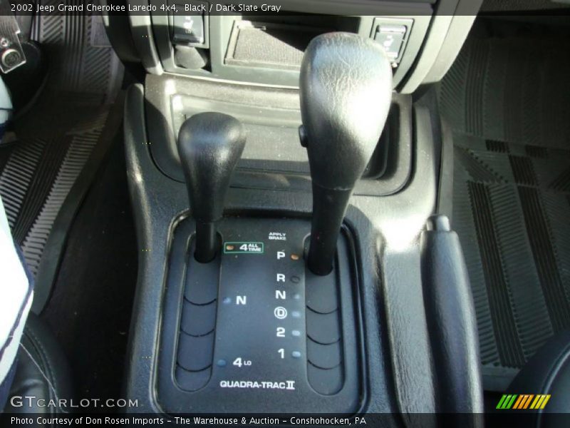 Black / Dark Slate Gray 2002 Jeep Grand Cherokee Laredo 4x4