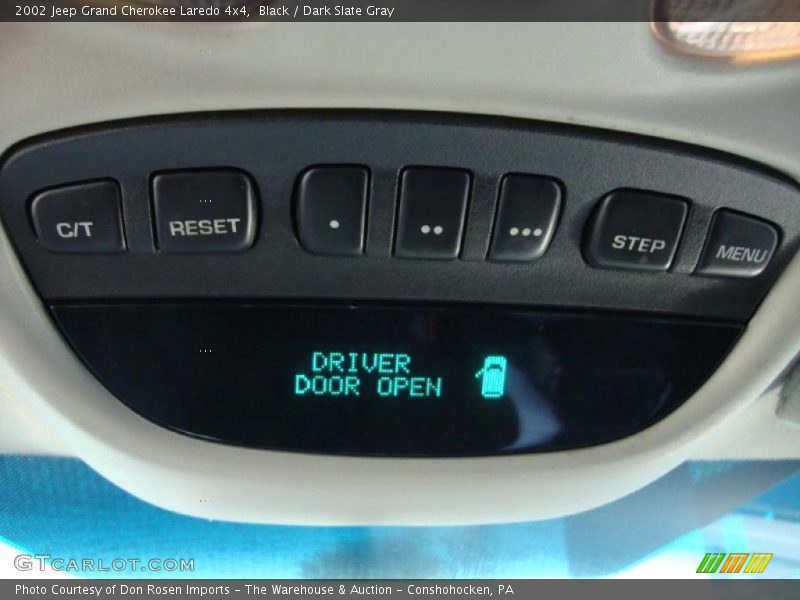Black / Dark Slate Gray 2002 Jeep Grand Cherokee Laredo 4x4