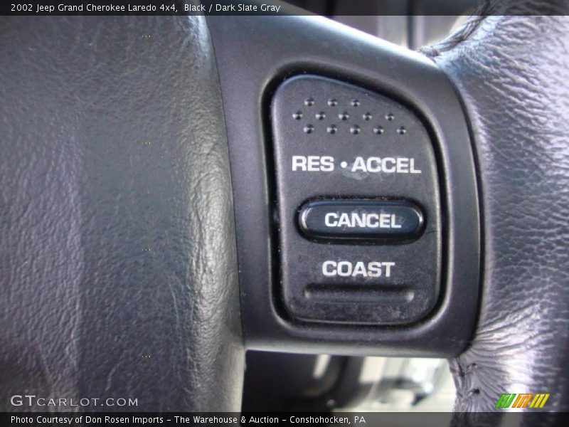Black / Dark Slate Gray 2002 Jeep Grand Cherokee Laredo 4x4