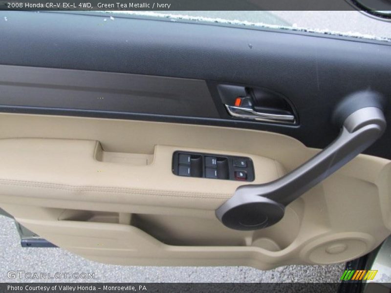 Green Tea Metallic / Ivory 2008 Honda CR-V EX-L 4WD