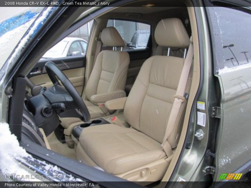 Green Tea Metallic / Ivory 2008 Honda CR-V EX-L 4WD