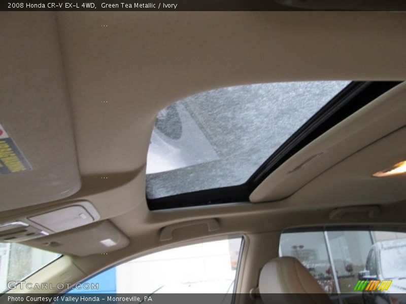 Green Tea Metallic / Ivory 2008 Honda CR-V EX-L 4WD