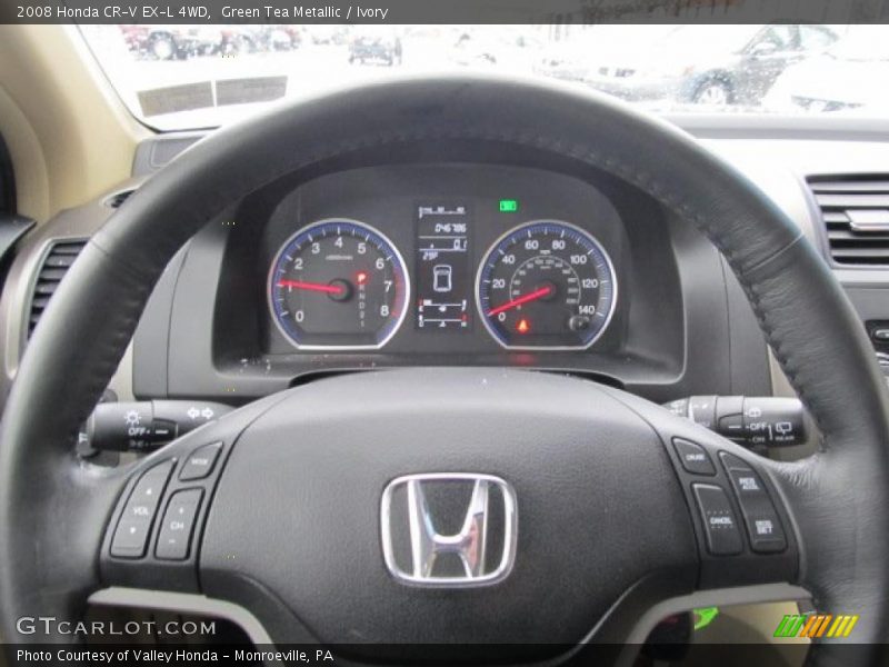 Green Tea Metallic / Ivory 2008 Honda CR-V EX-L 4WD