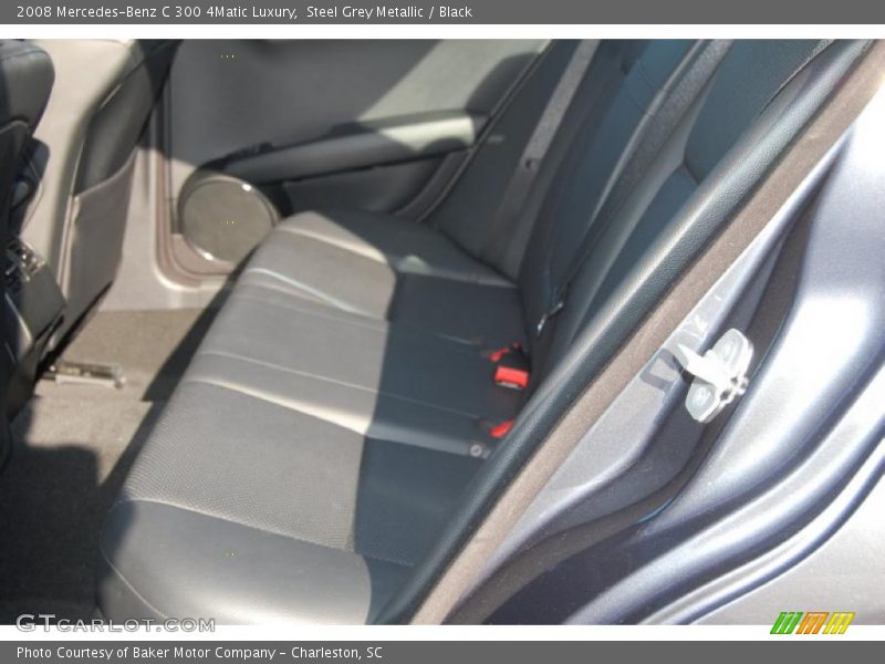 Steel Grey Metallic / Black 2008 Mercedes-Benz C 300 4Matic Luxury