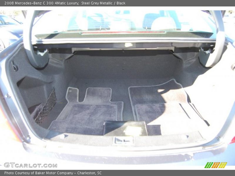 Steel Grey Metallic / Black 2008 Mercedes-Benz C 300 4Matic Luxury