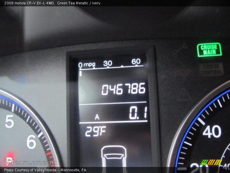 Green Tea Metallic / Ivory 2008 Honda CR-V EX-L 4WD