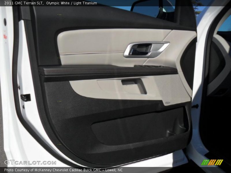 Olympic White / Light Titanium 2011 GMC Terrain SLT