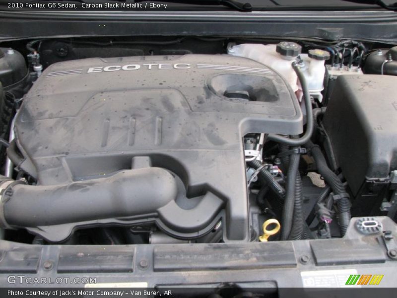 Carbon Black Metallic / Ebony 2010 Pontiac G6 Sedan