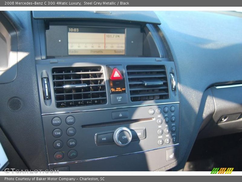 Steel Grey Metallic / Black 2008 Mercedes-Benz C 300 4Matic Luxury