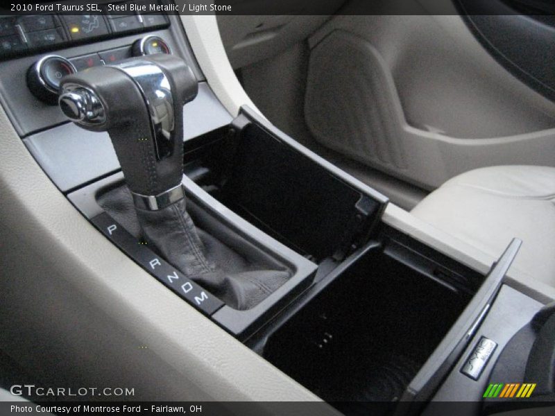 Steel Blue Metallic / Light Stone 2010 Ford Taurus SEL