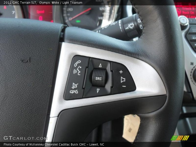 Olympic White / Light Titanium 2011 GMC Terrain SLT