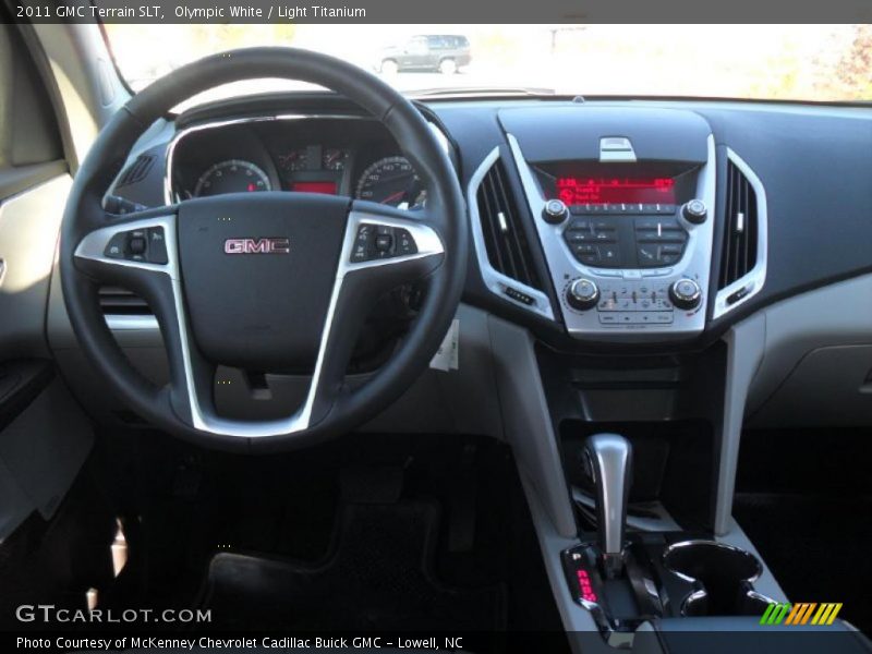 Olympic White / Light Titanium 2011 GMC Terrain SLT
