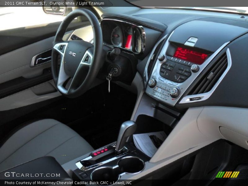Olympic White / Light Titanium 2011 GMC Terrain SLT