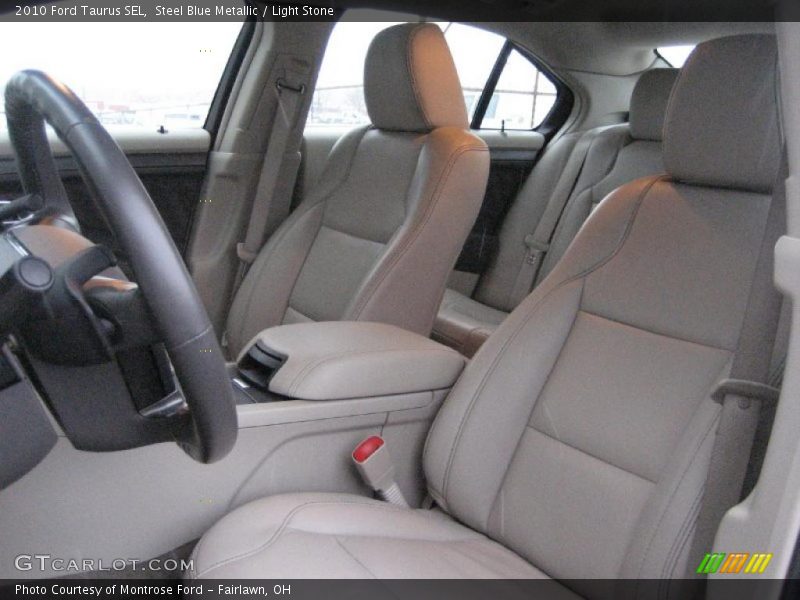 Steel Blue Metallic / Light Stone 2010 Ford Taurus SEL