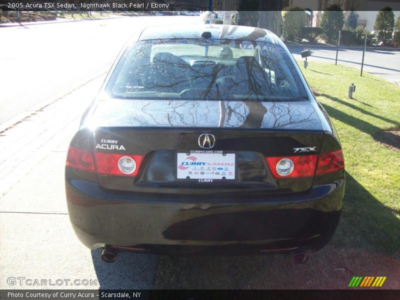 Nighthawk Black Pearl / Ebony 2005 Acura TSX Sedan