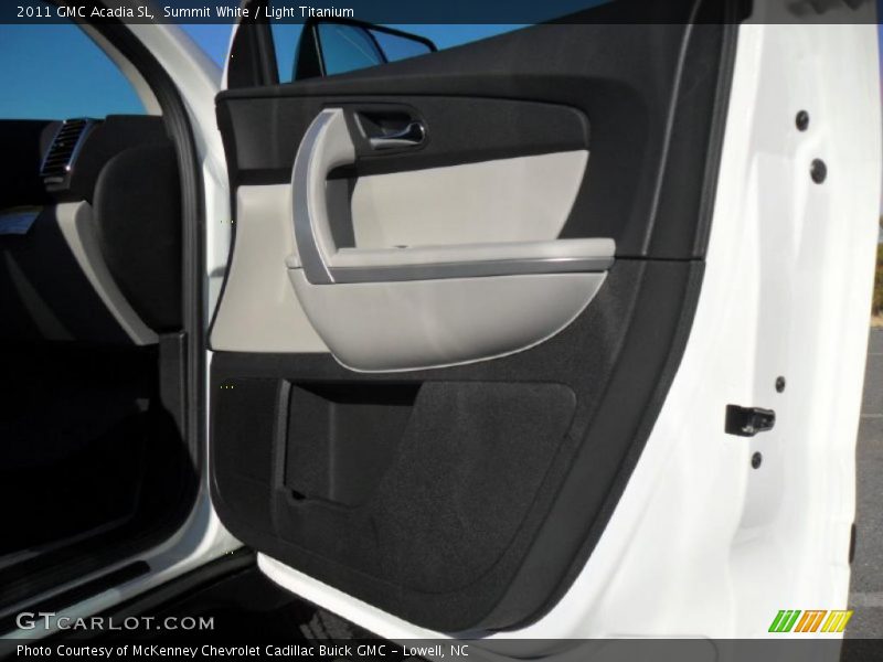Summit White / Light Titanium 2011 GMC Acadia SL