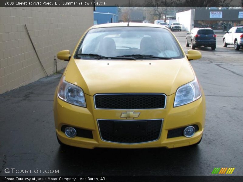 Summer Yellow / Neutral 2009 Chevrolet Aveo Aveo5 LT