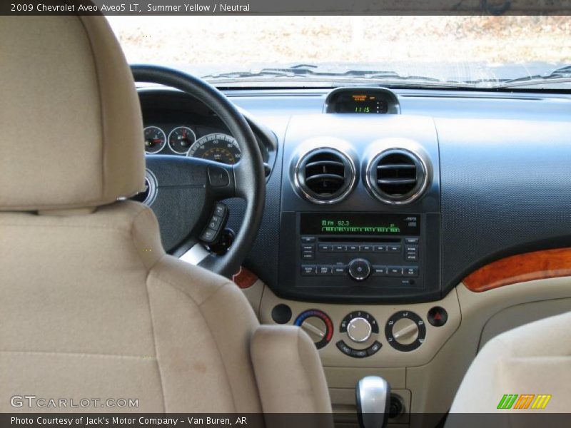 Summer Yellow / Neutral 2009 Chevrolet Aveo Aveo5 LT