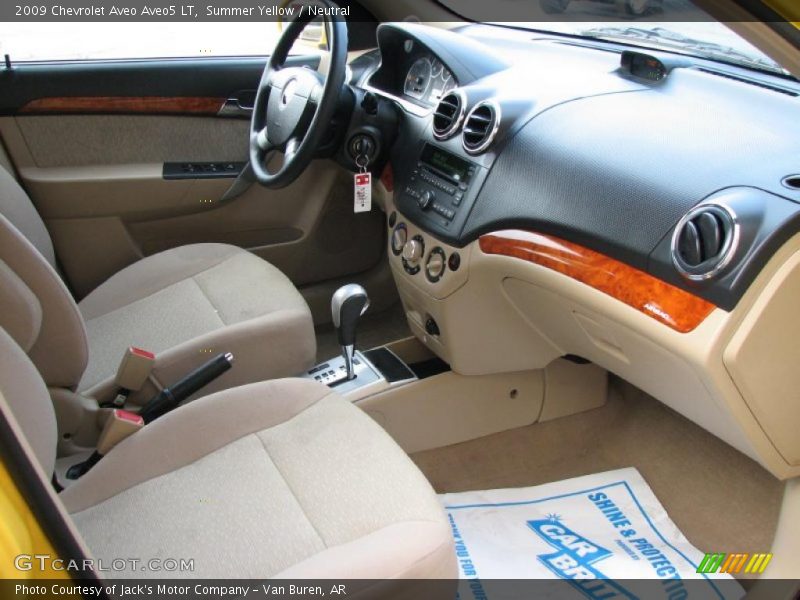 Summer Yellow / Neutral 2009 Chevrolet Aveo Aveo5 LT