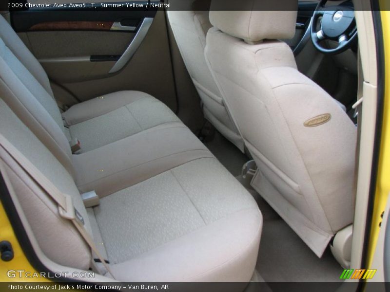 Summer Yellow / Neutral 2009 Chevrolet Aveo Aveo5 LT