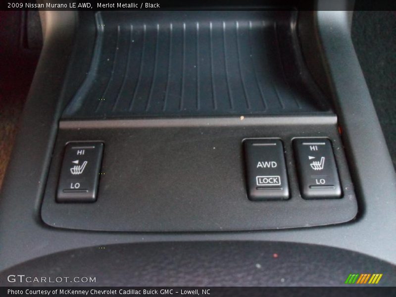 Merlot Metallic / Black 2009 Nissan Murano LE AWD