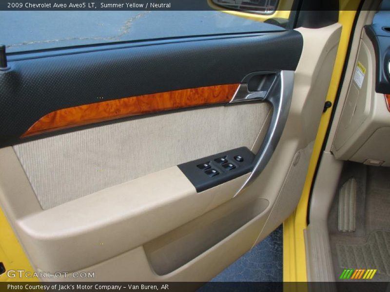 Summer Yellow / Neutral 2009 Chevrolet Aveo Aveo5 LT