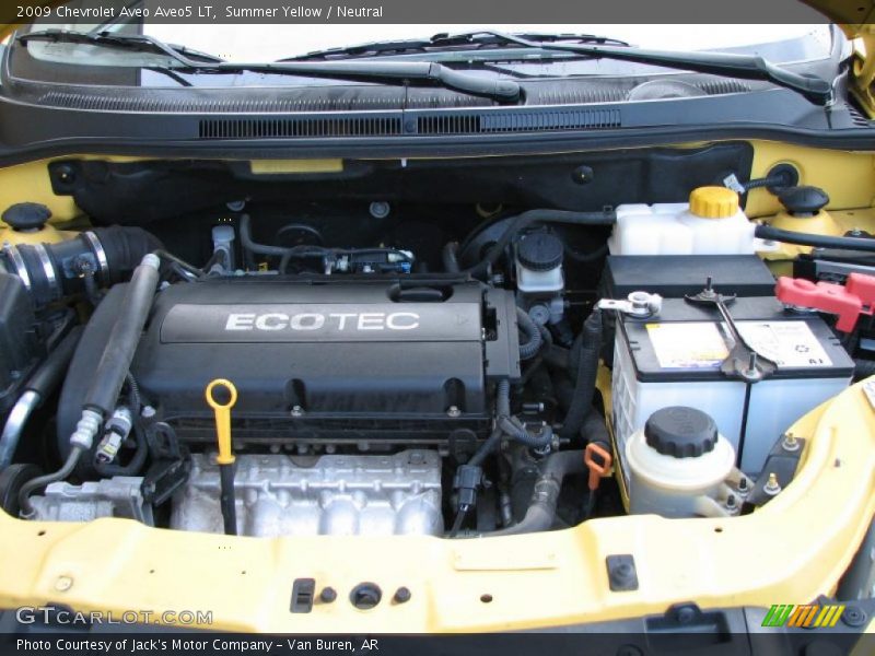  2009 Aveo Aveo5 LT Engine - 1.6 Liter DOHC 16-Valve VVT Ecotec 4 Cylinder