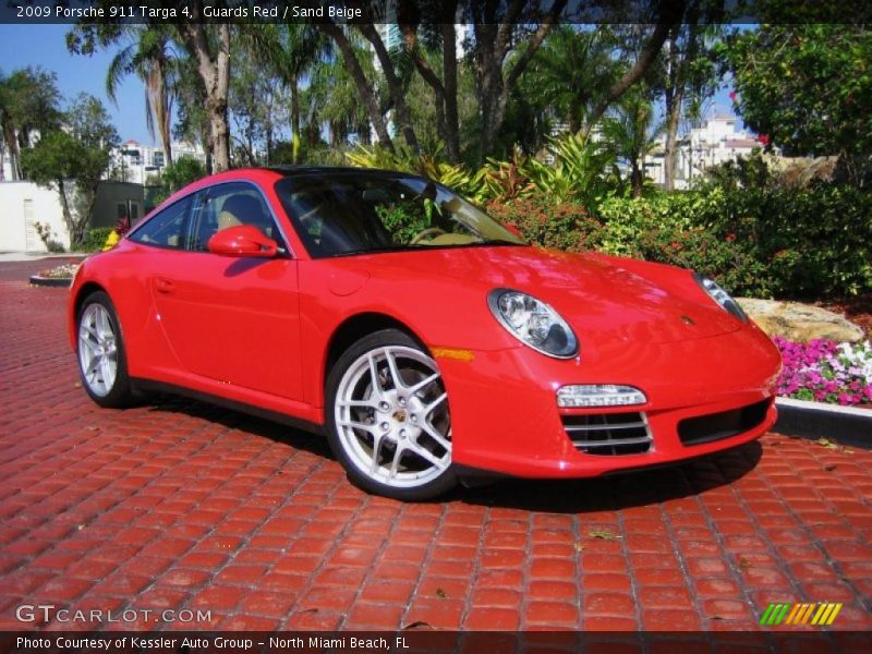  2009 911 Targa 4 Guards Red