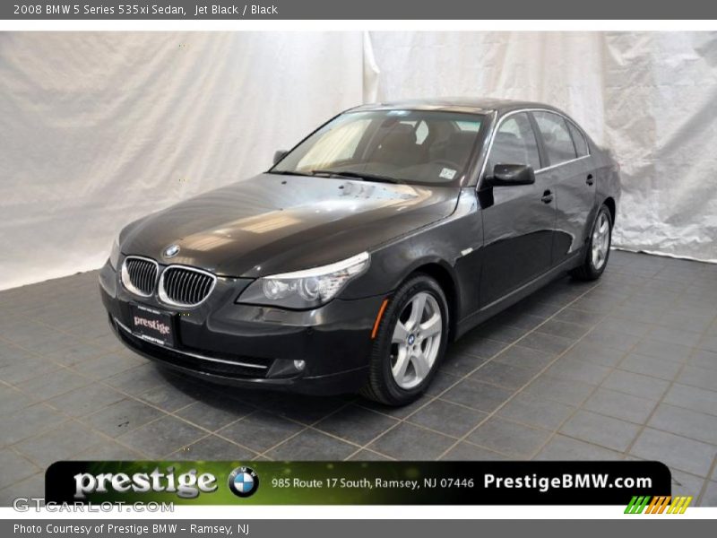 Jet Black / Black 2008 BMW 5 Series 535xi Sedan