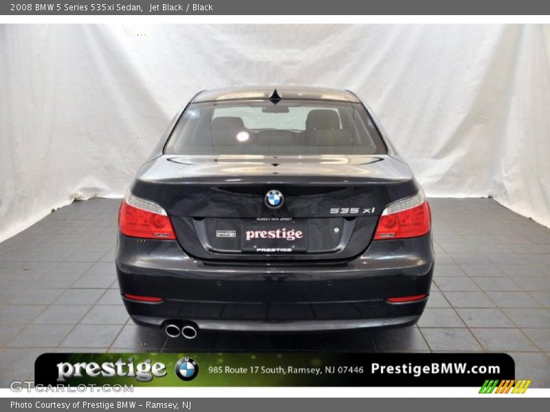 Jet Black / Black 2008 BMW 5 Series 535xi Sedan