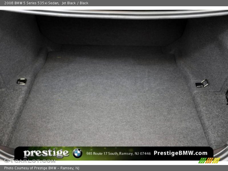 Jet Black / Black 2008 BMW 5 Series 535xi Sedan