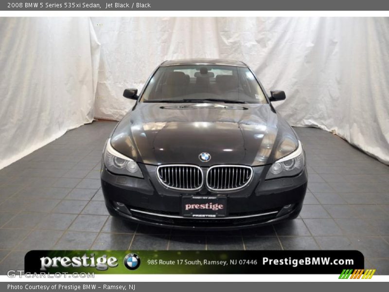 Jet Black / Black 2008 BMW 5 Series 535xi Sedan