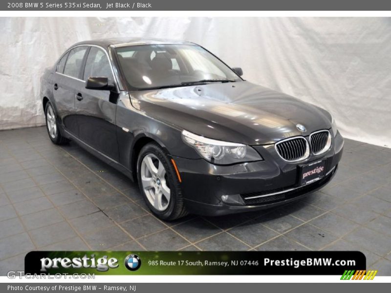 Jet Black / Black 2008 BMW 5 Series 535xi Sedan