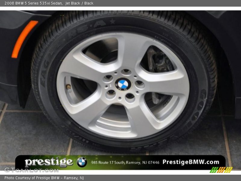 Jet Black / Black 2008 BMW 5 Series 535xi Sedan