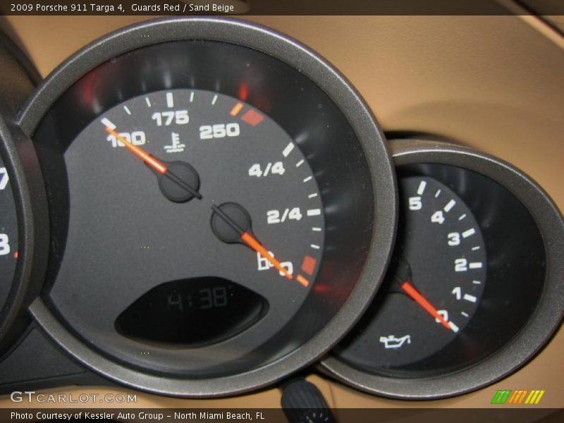 2009 911 Targa 4 Targa 4 Gauges