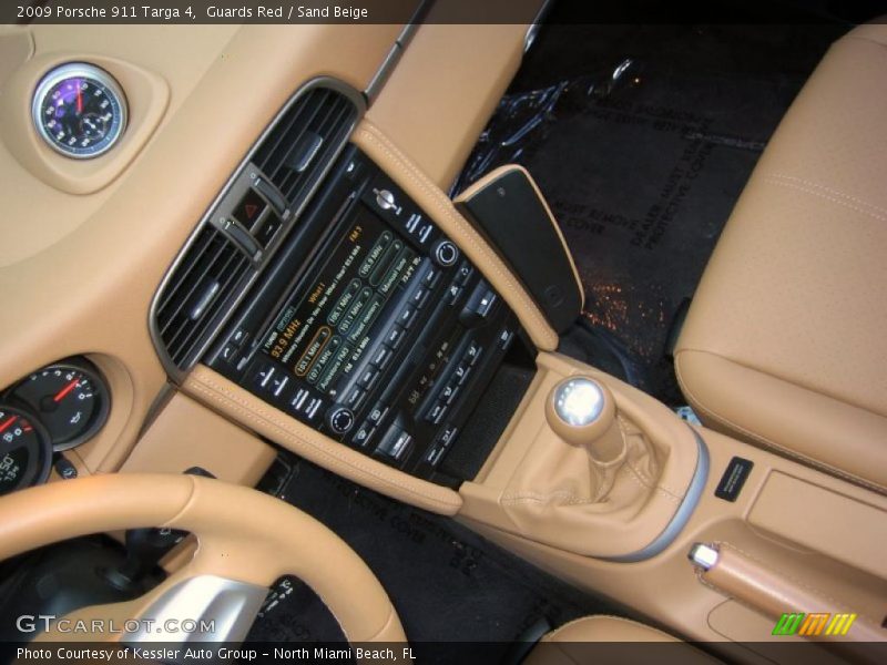 Guards Red / Sand Beige 2009 Porsche 911 Targa 4