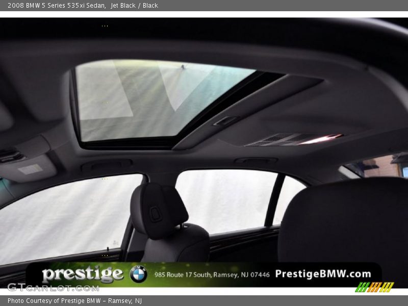 Jet Black / Black 2008 BMW 5 Series 535xi Sedan