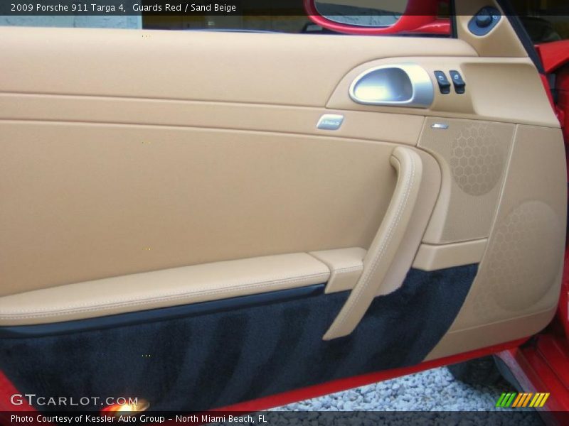 Guards Red / Sand Beige 2009 Porsche 911 Targa 4
