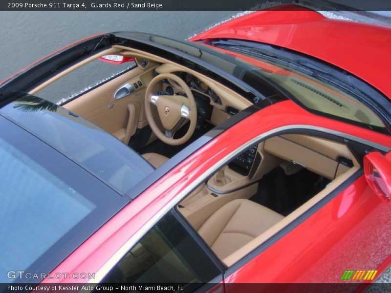 Sunroof of 2009 911 Targa 4