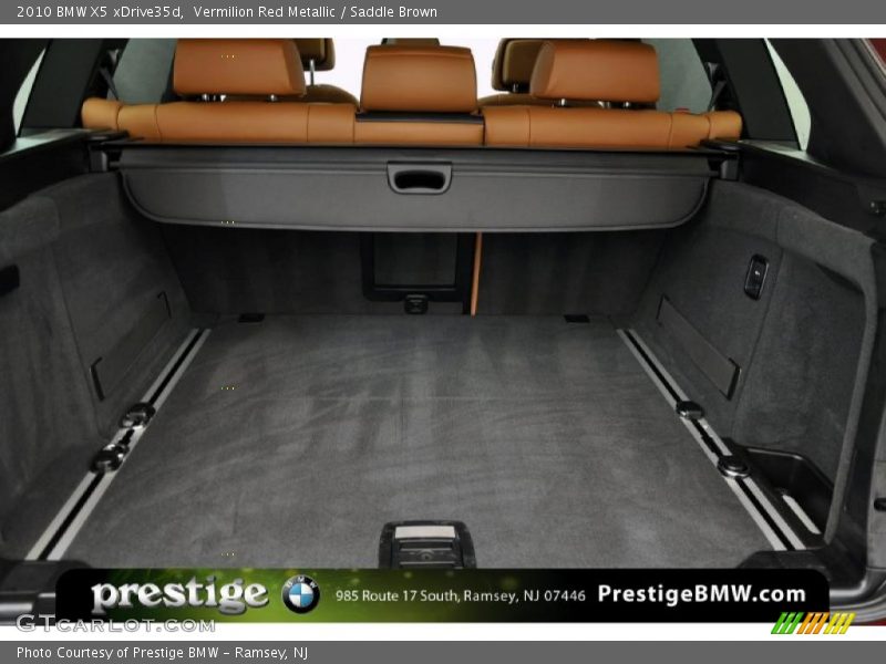 Vermilion Red Metallic / Saddle Brown 2010 BMW X5 xDrive35d