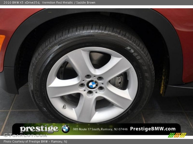 Vermilion Red Metallic / Saddle Brown 2010 BMW X5 xDrive35d